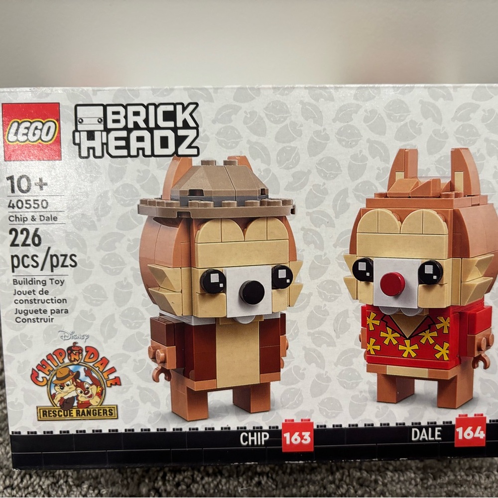 Lego Brick Headz Chip & Dale, Rescue rangers! New in sealed box.